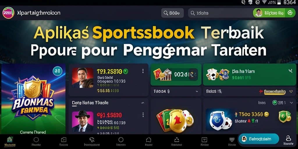 Tangkapan layar utama dari gameplay aplikasi Sportsbook 8364.