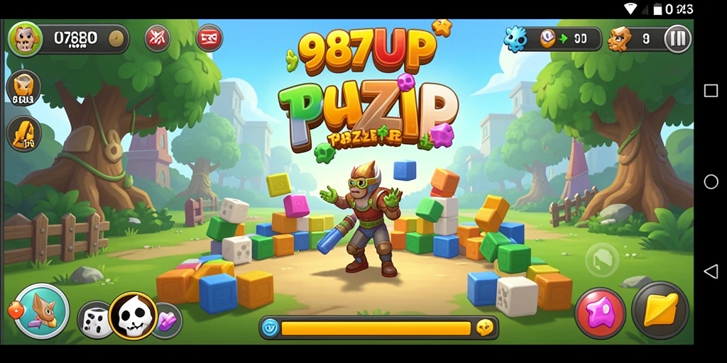 Gameplay menarik dari 987UP dengan berbagai tingkat kesulitan.