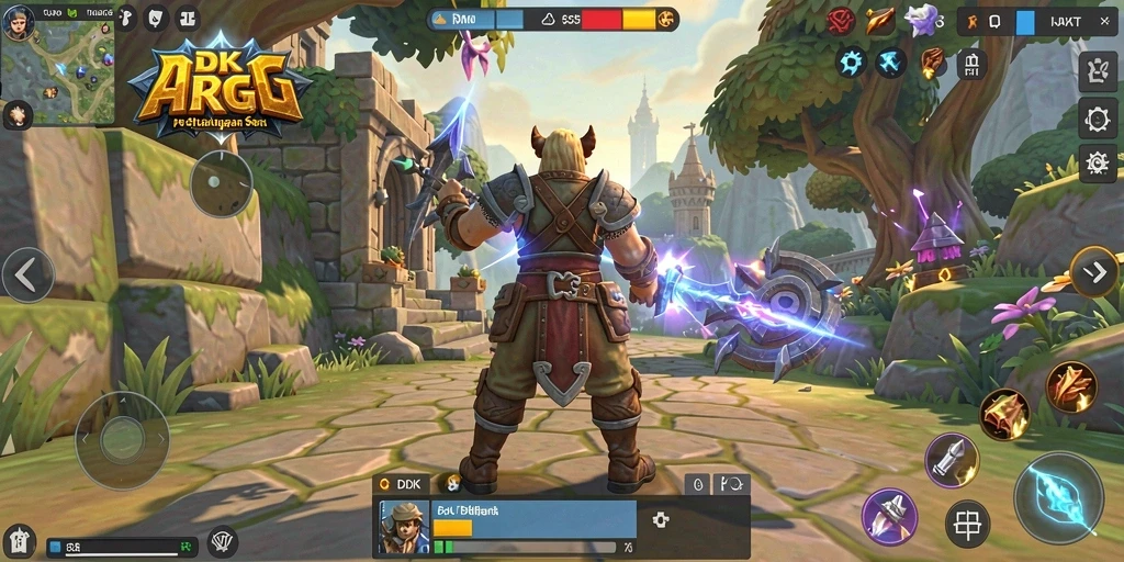 Gameplay menarik DKK dalam petualangan ARPG.