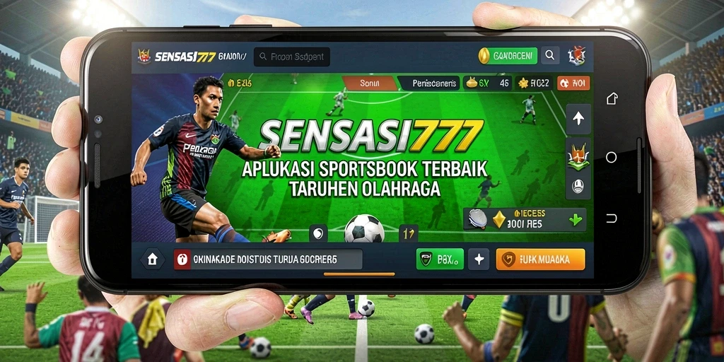 Tampilan antarmuka SENSASI777 saat melakukan taruhan olahraga.