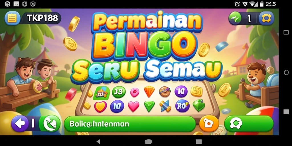 Screenshot TKP188 menampilkan gameplay Bingo yang mendebarkan.