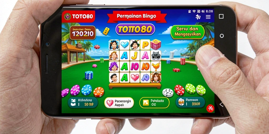 Tampilan gameplay Bingo yang seru dan interaktif di TOTO80.